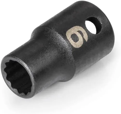 Miniatura 89 de TEKTON Accionamiento de 3/8 pulgadas x 1 pulgada Zócalo de impacto de 12 puntos poco profundo SID12225