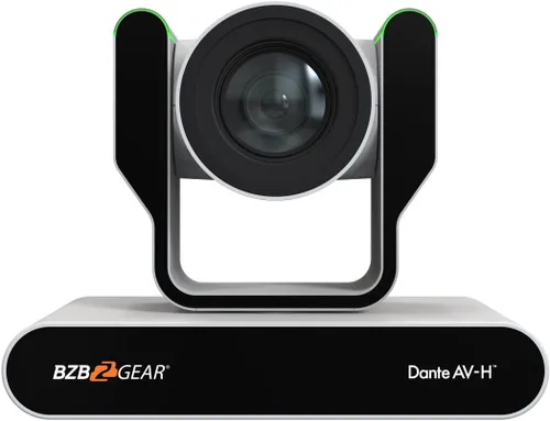 20X 1080P FHD Seguimiento automático HDMI/3G-SDI/USB 2.0/USB 3.0 Dante AV-H Transmisión en vivo PTZ Cámara con luces de recuento (negro)