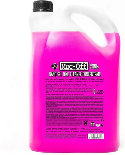 Muc-Off Limpiador concentrado de bicicleta | Potente limpiador de bicicletas Nano Tech | Seguro en fibra de carbono, fórmula biodegradable para