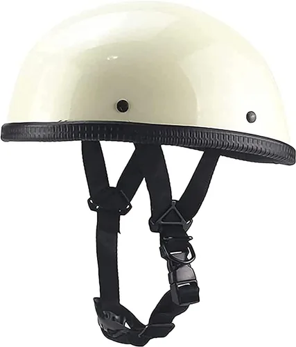 Miniatura 8 de Casco abierto ligero y transpirable para motocicleta, aprobado por DOT/ECE, casco de motocicleta vintage, unisex, para adultos, Street Cruiser