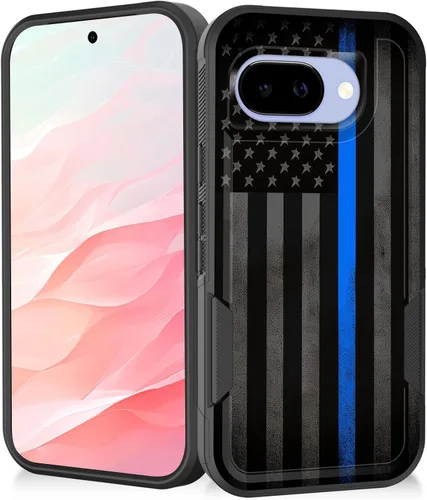 Miniatura 120 de Funda para Pixel 7a, resistente de doble capa híbrida de policarbonato duro de goma suave a prueba de golpes para Google Pixel 7A 6.1 pulgadas