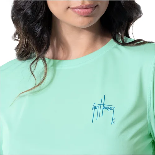 Miniatura 3 de Guy Harvey Camiseta de manga larga con protección solar UPF 50+ para mujer