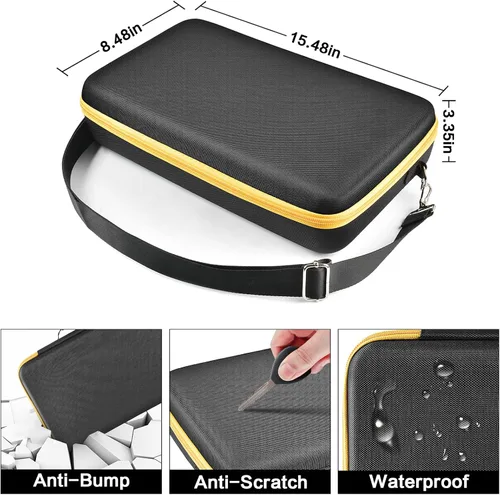 Miniatura 5 de Estuche de almacenamiento de batería extra grande para batería DEWALT 20V/60V MAX XR y cargador, caja transportadora de paquete