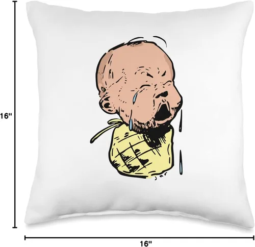 Miniatura 4 de Cry Baby Almohada de tiro 16x16, multicolor