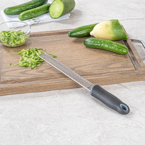 Miniatura 4 de Restaurantware Met Lux - Rallador de mano de 13 pulgadas, 1 rallador de queso Zester, con mango para rallar limones y rallar queso, rallador