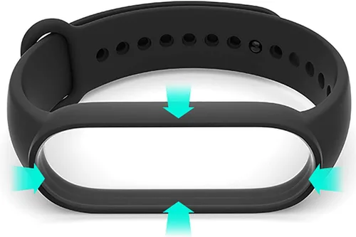 Yuuol - Correas de repuesto compatibles con Xiaomi Mi Band 6 Band/Xiaomi Mi Band 5 Band/Amazfit Band 5, pulseras de silicona suave, correa deportiva