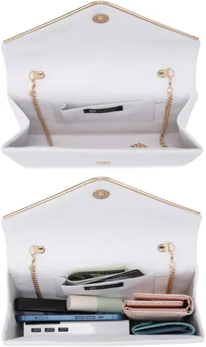 Miniatura 5 de Bolsos de mano Dasein para mujer, de ante sintética, para noche, formales para fiestas, bodas, cócteles, graduación