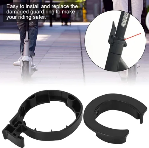 Miniatura 5 de Hebilla de anillo de guardia con cierre de círculo ABS para Xiaomi Ninebot MAX G30 Anillo de límite eléctrico piezas de scooter