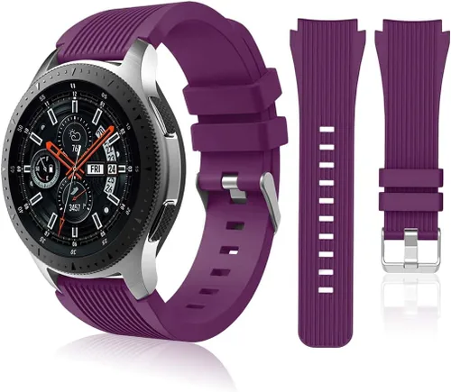 Miniatura 15 de HSWAI Compatible con Samsung Galaxy Watch de 1.81 pulgadas, Gear S3 Frontier, bandas de reloj clásicas/Galaxy Watch 3 bandas de 1.772 pulgadas