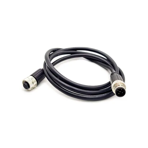 Miniatura 8 de Elecbee Conector M12 5 Pin A-Code Hembra a Hembra Cable terminado doble 1M/3.3ft