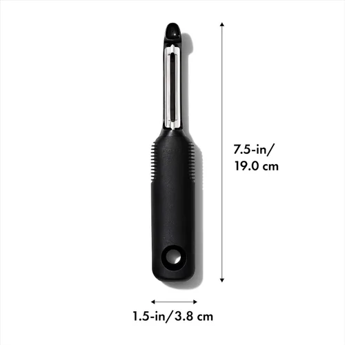 Miniatura 6 de OXO Good Grips - Juego de herramientas de nailon de 4 piezas y pelador giratorio Good Grips