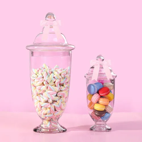 Miniatura 7 de Meseey 50 lazos de satén de 3 pulgadas, color rosa perla, preatados, para bolsas de golosinas, cesta de envoltura de regalo, boda, baby shower