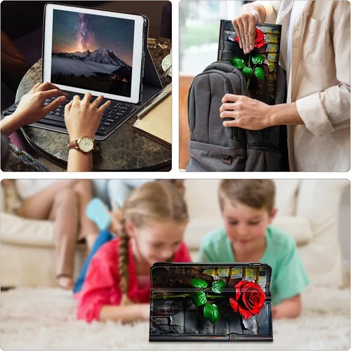 Miniatura 7 de Funda para Samsung Galaxy Tab S6 Lite 2022/2020 con teclado inalámbrico desmontable y soporte ajustable para proteger la tableta para Samsung Galaxy