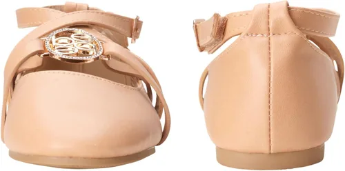 Miniatura 3 de bebe Zapatos de vestir para niña - Zapatos de ballet con tiras y medallón de diamantes de imitación (niña pequeñaniña grande)
