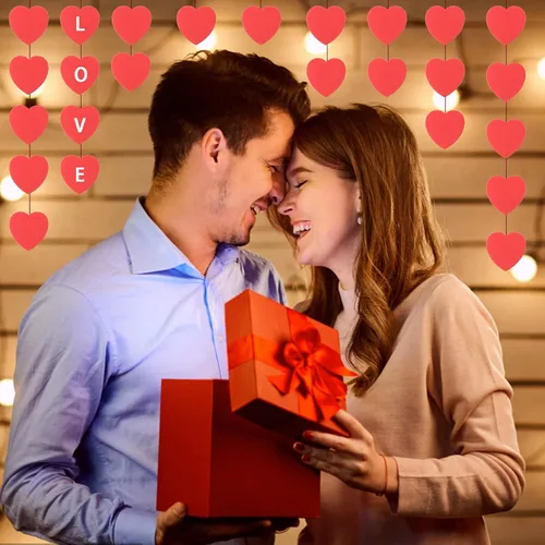 Miniatura 6 de 360 piezas de recortes de corazón pequeños con forma de corazón de papel de 2 pulgadas, confeti de corazones rojos de San Valentín, troqueles