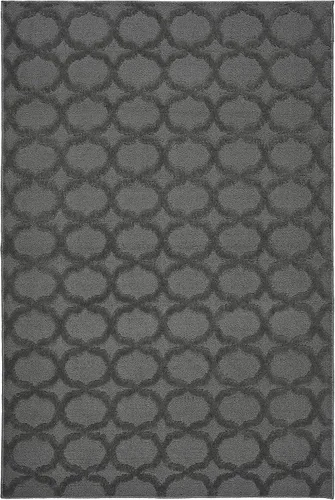 Miniatura 79 de Garland Rug Sparta - Alfombra antideslizante de polipropileno de 2 pies x 12 pies, color negro, ideal para salas de estar y pasillos, elegante