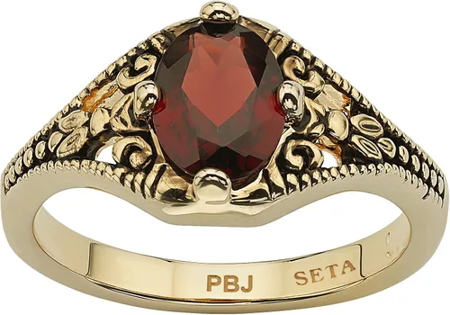 PalmBeach - Anillo de estilo vintage, chapado en oro amarillo, talla 5 a 10