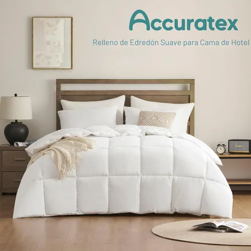 Miniatura 2 de ACCURATEX Relleno de Edredón Tamaño Queen, 100% Algodón 400GSM Grueso y Esponjoso Alternativo al Plumón, Relleno de Edredón de Cama de Hotel