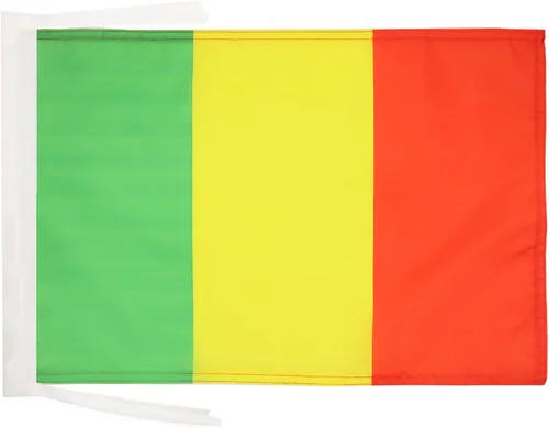 Miniatura 657 de Bandera de México AZ FLAG, 45.7 x 30.5 cm, con cordones - Pequeñas banderas mexicanas de 30 x 45 cm - Bandera de 45.7 x 30.5 cm