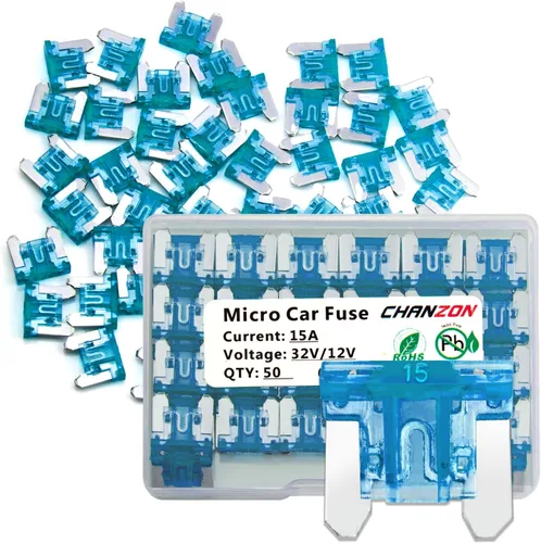 Miniatura 14 de Chanzon 10 Uds. 10 unids 10A bajo perfil Mini Micro Blade Fusible 10 Amp 32V Fusibles de soplado rápido para automóvil, camión, vehículo SUV