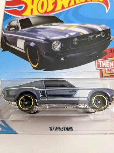 Miniatura 5 de Hot Wheels Then and Now 4/10, Mustang 315/365 Purple '67 50th Anniversary Card