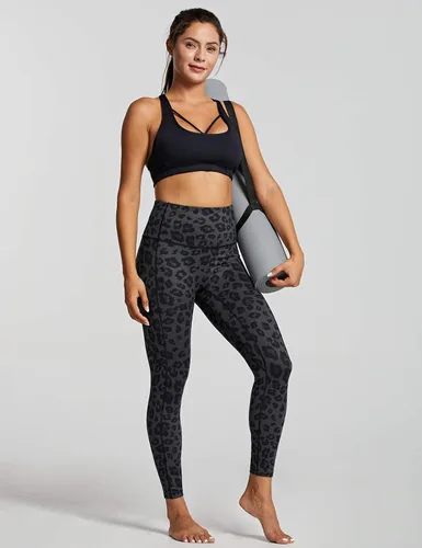 Miniatura 5 de ZUTY - Leggings de yoga de cintura alta de 78 de longitud con bolsillos para mujer leggings deportivos pantalones de yoga mallas para correr