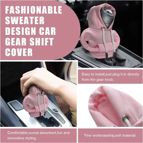 Miniatura 4 de Capucha de Cambio de Marchas para Coche, Funda de Pomo de Cambio a la Moda, Mini Capucha para Cambio Automático, Adornos Interesantes