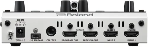 Miniatura 7 de Roland V-02HD MK II – Mezclador de vídeo para transmisión – La solución de transmisión en vivo de dos cámaras más fácil del mundo. Ideal