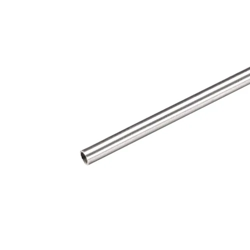 Uxcell Tubo capilar de tubo de acero inoxidable 304 de 2,2 mm de diámetro interior y 3,2 mm de diámetro exterior, longitud de 300 mm, pared de 0,5 mm