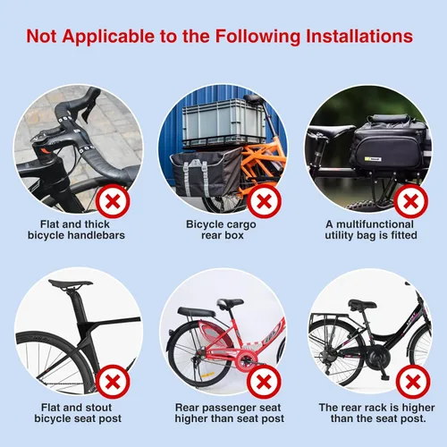 Miniatura 8 de PARKVISION Cámara de Vista Trasera para Bicicleta, Monitor de 4.3'' 1080P con Protector Solar, Batería de 8000mAh, Grabación en Bucle, Tarjeta TF