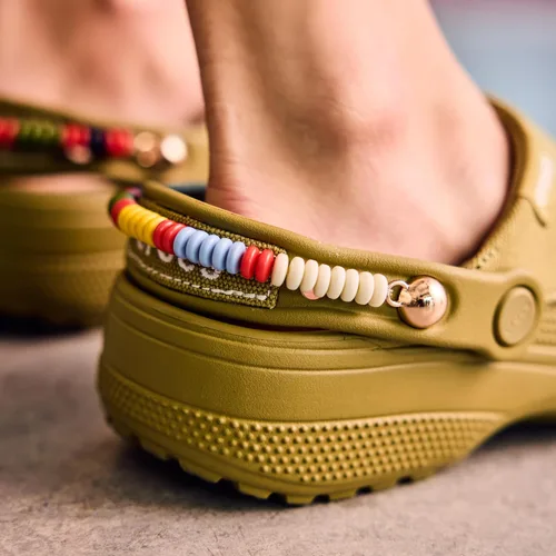 Miniatura 2 de Crocs Zuecos clásicos de lona elaborados unisex para hombres y mujeres