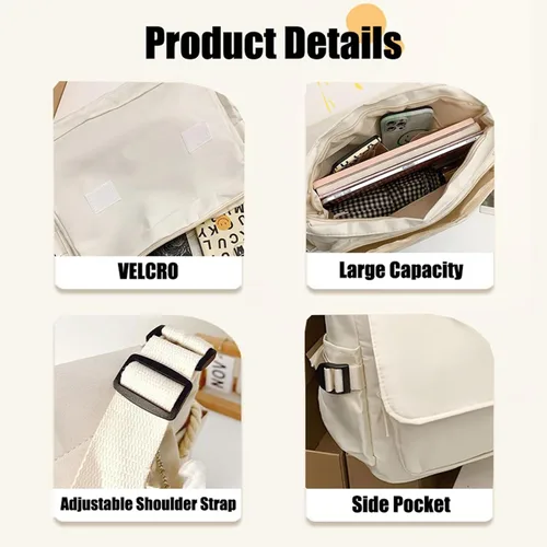 Miniatura 3 de Game Handbag Crossbody Bag, Cute Single Shoulder Bag, Adult 3D Print Anime Backpack Black-2