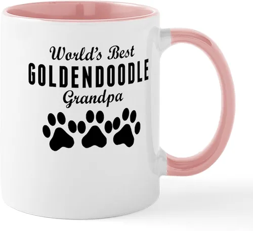 Miniatura 8 de CafePress World's Best Goldendoodle Grandpa Mugs Taza de café de cerámica de 11 oz (11.0 fl oz)
