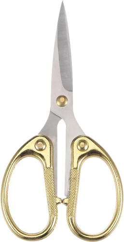 Miniatura 10 de HARFINGTON Tijeras de bordado vintage de 4.8 pulgadas, de acero inoxidable, mini tijeras para costura, manualidades, punto de cruz, manualidades