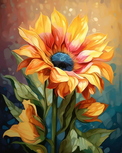 Miniatura 14 de Leisurely - Pintura por números para adultos, flor en botella, pintura al óleo digital, pintura acrílica, kits de pintura de licor, arte de pared