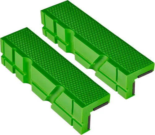 Miniatura 7 de Mordazas de tornillo de banco de 4 pulgadas, fundas universales suaves con imán fuerte, protector multiusos para cualquier tornillo de metal, 1 par