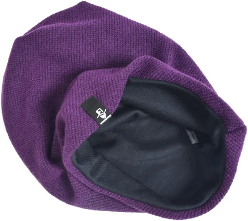 Miniatura 2 de VECRY Gorro holgado para hombre, gorro de punto de calavera, largo, holgado, hip-hop, invierno, verano, B305