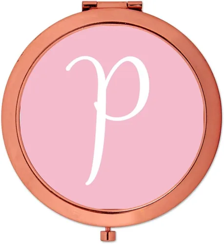 Miniatura 13 de Andaz Press Espejo compacto de oro rosa, regalo de boda de dama de honor, rosa rubor, paquete de 1, despedida de soltera, despedida de soltera, Maid