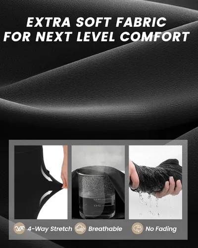 Miniatura 62 de NexiEpoch - Paquete de 4 leggings suaves para mujer, con bolsillos, control de abdomen y cintura alta, pantalones capri para yoga y ejercicio