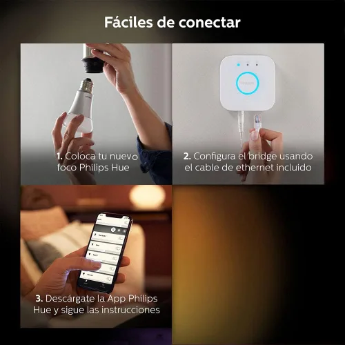 Miniatura 10 de Philips Hue White Ambiance BR30 - Paquete de 2 luces LED inteligentes regulables equivalentes a 60 W