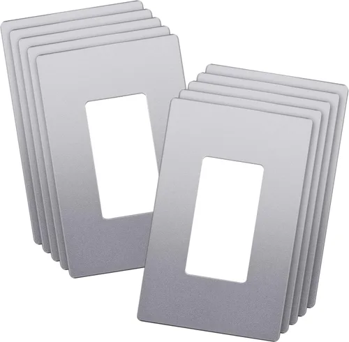 Miniatura 149 de LIDER Placa de pared decorativa sin tornillos para interruptor, resistente a los impactos, plexiglás de acrílico espejado, renovación moderna