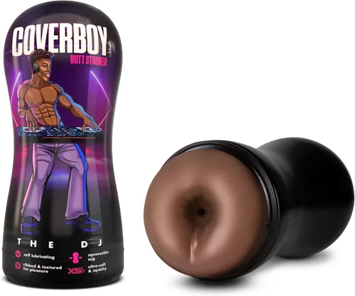 Blush Coverboy The DJ 7.5" Masturbador masculino - Estimulador de bolsillo autolubricante para el trasero para hombres - Funda anal con textura