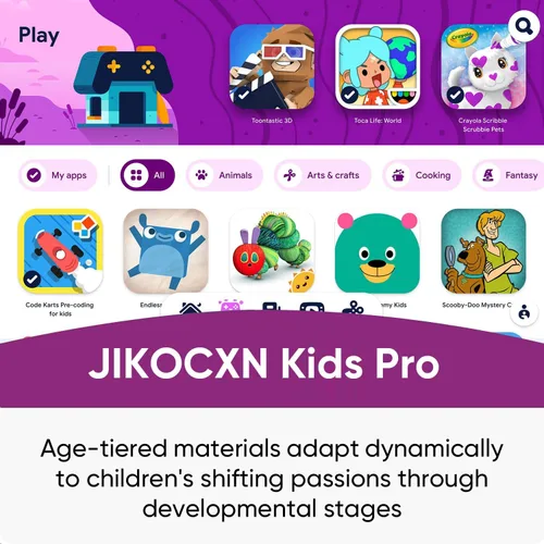 Miniatura 3 de JIKOCXN Tablet para niños, tableta Android 16 para niños de 10 pulgadas Octa-Core con funda, 24 GB de RAM 64 GB ROM 1 TB TF tarjeta expandible