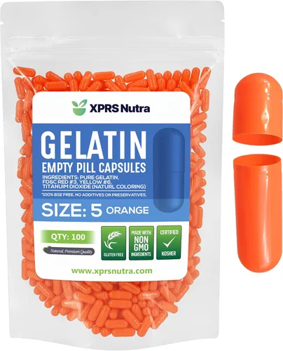 Miniatura 12 de XPRS Nutra Cápsulas vacías de tamaño 5 – 100 cápsulas de gelatina vacías muy pequeñas – Pastillas de relleno de cápsulas de bricolaje – Cápsulas