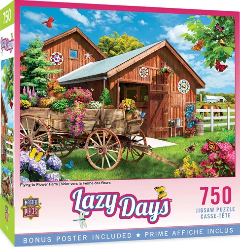 Miniatura 15 de MasterPieces Rompecabezas de 750 piezas para adultos, familia o jóvenes, A Farm's Alive - 18 x 24 pulgadas