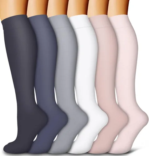 Miniatura 115 de 6 Pack Copper Compression Socks for Women and Men Circulation-Best Support for Medical, Running,Nursing,Athletic