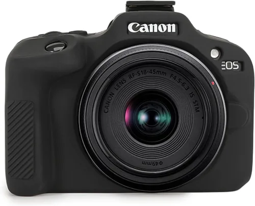 Miniatura 8 de Funda para cámara Canon EOS R100, funda protectora de silicona suave con protector de pantalla Accesorios para Canon R100, antiarañazos, goma ligera