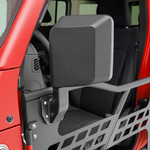 Miniatura 9 de EAG Puerta tubular Safari con espejo lateral para Wrangler JL 2018-2022 solo 4 puertas