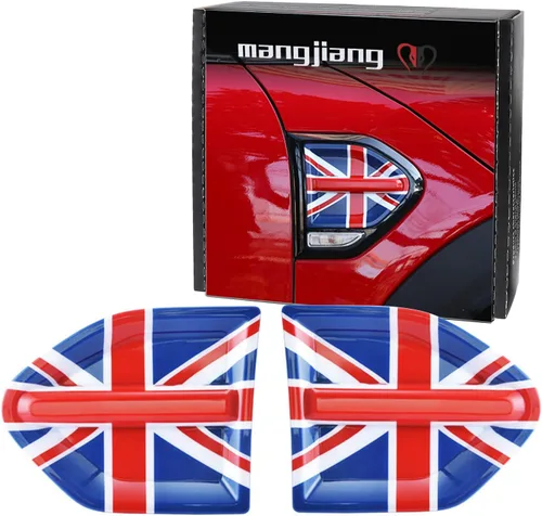 Miniatura 8 de Adhesivo decorativo para guardabarros de luz lateral de señal de giro para Mini Cooper 3ª generación F60 Countryman 2017 en adelante, accesorios