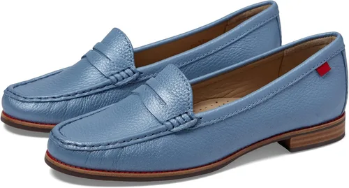 Miniatura 5 de Mocasines Penny de piel auténtica cómodos sin cordones para mujer